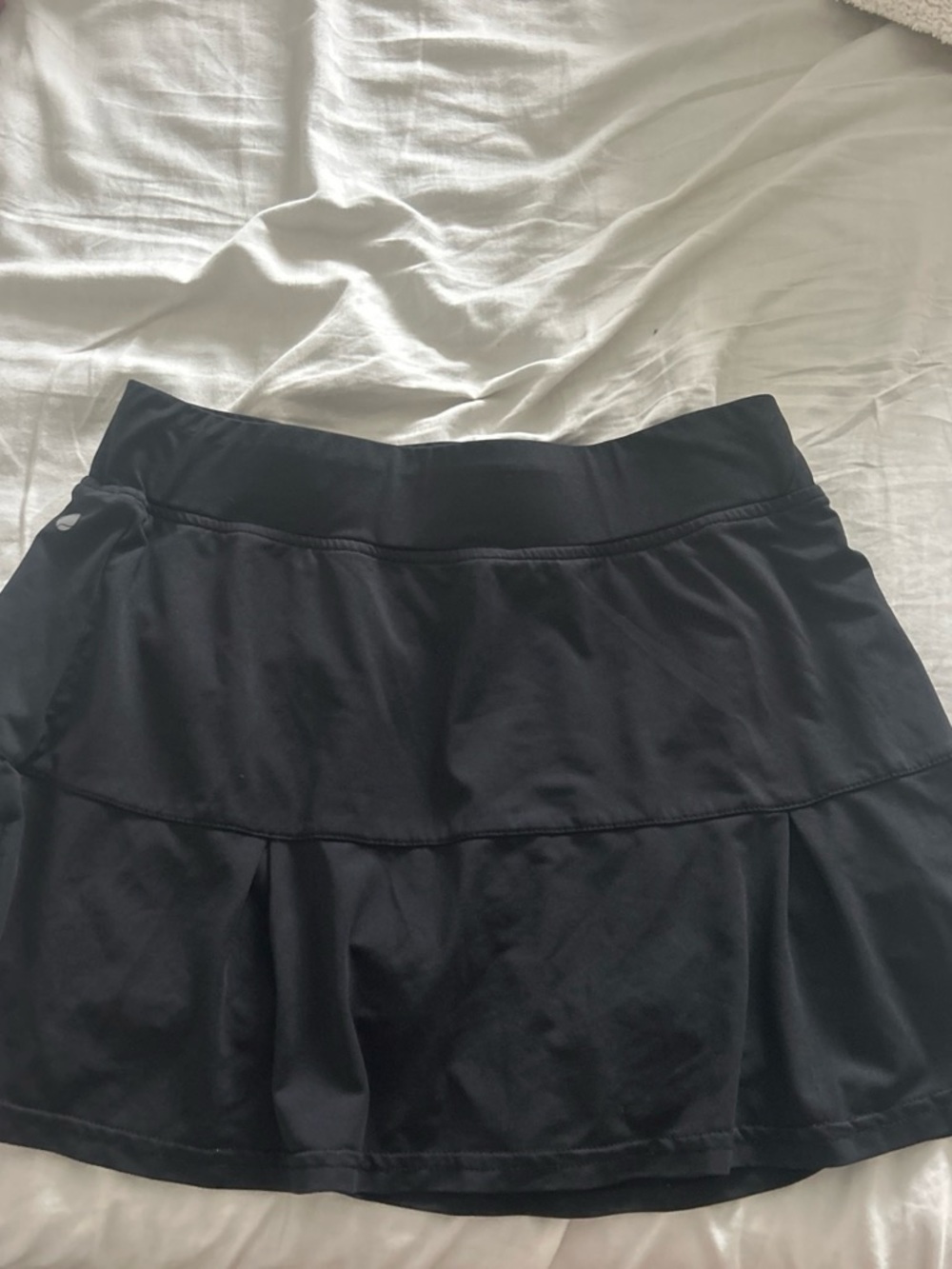 Women's Black Athletic Skort - Performance Tennis & Training Shorts